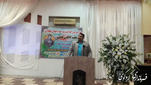 قدمنان فرماندار کردکوی : ورزشکاران مبلغان اصلی فرهنگ اصیل ایرانی و اسلامی در جهان هستند.