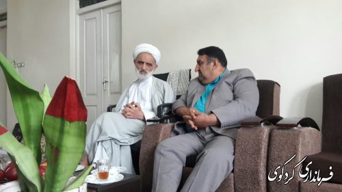 دیدار فرماندار کردکوی با امام جمعه شهر