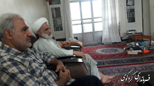 دیدار فرماندار کردکوی با امام جمعه شهر