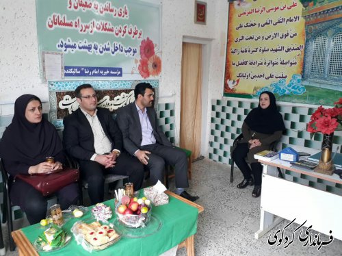 بازدید از موسسه خیریه امام رضا (ع) سالکینده و مجمع خیرین اجتماعی