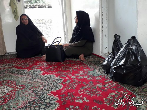 دیدار با خانواده دو مددجوی تحت پوشش تشکلها