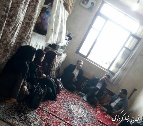 دیدار با خانواده دو مددجوی تحت پوشش تشکلها دیدار با خانواده دو مددجوی تحت پوشش تشکلها
