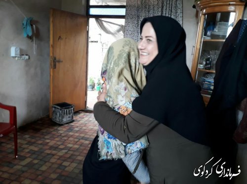 دیدار با خانواده دو مددجوی تحت پوشش تشکلها