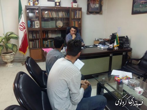 تعدادی از شهروندان بصورت جداگانه با ابراهیم قدمنان فرماندار کردکوی دیدار و گفتگو کردند