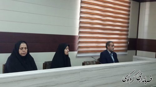 سومین جلسه انجمن کتابخانه عمومی شهرستان کردکوی در سالن اجتماعات فرمانداری برگزار شد