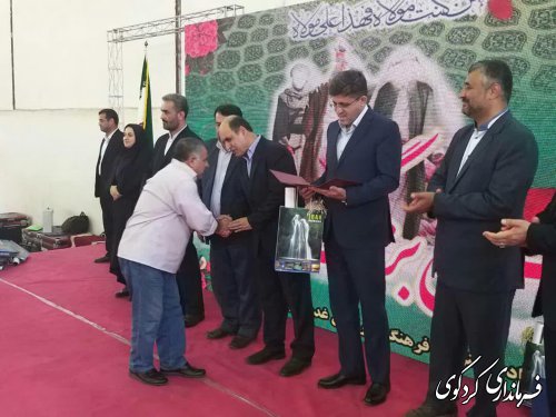 شرکت دکتر حق شناس استاندار گلستان در جشن بزرگ غدیر ( روستای النگ) کردکوی