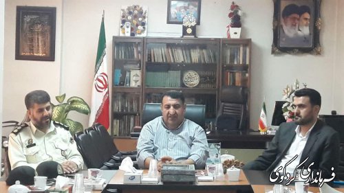 دیدار مدیران دستگاههای اجرایی با فرماندار و تبریک هفته دولت 