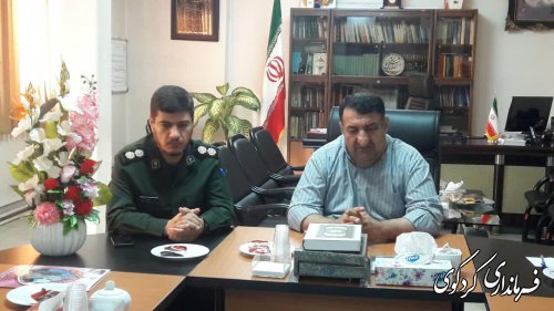 دیدار مدیران دستگاههای اجرایی با فرماندار و تبریک هفته دولت 