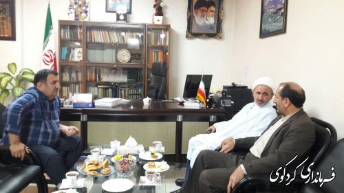دیدار مدیران دستگاههای اجرایی با فرماندار و تبریک هفته دولت 