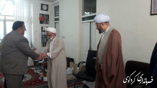  فرماندارکردکوی با امام جمعه شهرستان دیدارکرد