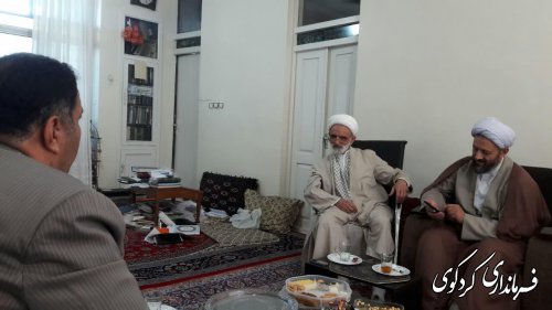  فرماندارکردکوی با امام جمعه شهرستان دیدارکرد
