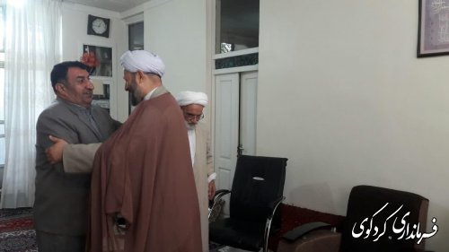  فرماندارکردکوی با امام جمعه شهرستان دیدارکرد