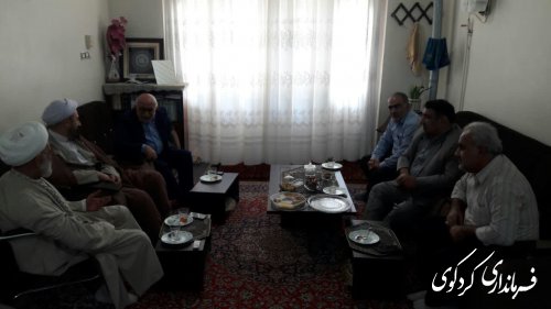  فرماندارکردکوی با امام جمعه شهرستان دیدارکرد