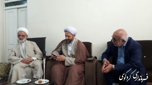  فرماندارکردکوی با امام جمعه شهرستان دیدارکرد