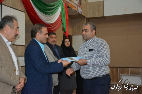 همایش بزرگداشت شهید رجایی وباهنر (هفته دولت و روز کارمند )در کردکوی برگزار شد 