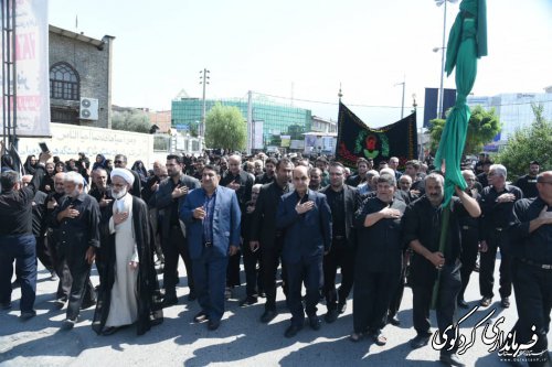 دکتر حق شناس استاندار گلستان در جمع عزاداران حضرت اباعبدالله الحسین علیه السلام شهرستان کردکوی حضور یافت