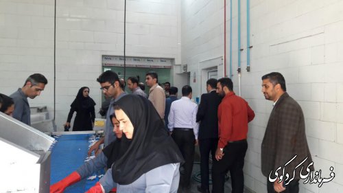 تور یک روزه بازدید خبرنگاران کشور از مراکز تولیدی و اقتصادی کردکوی برگزار شد.