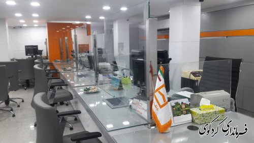 بهره برداری از نخستین بانک دارای سیستم  vip در استان در شهر کردکوی