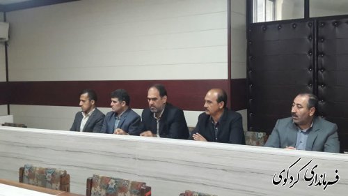 نخستین نشست هیات اندیشه ورز شهرستان کردکوی با موضوع همفکری در خصوص تغییر چهره شهر