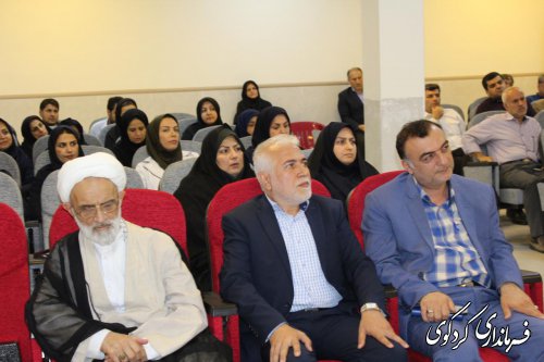 همایش تجلیل از رزمندگان هشت سال دفاع مقدس و عالم اخلاق حجه الاسلام شاعری در کردکوی 