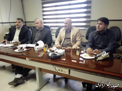 پنجمین جلسه کارگروه اجتماعی و فرهنگی شهرستان با موضوع پیشگیری از خودکشی در کردکوی
