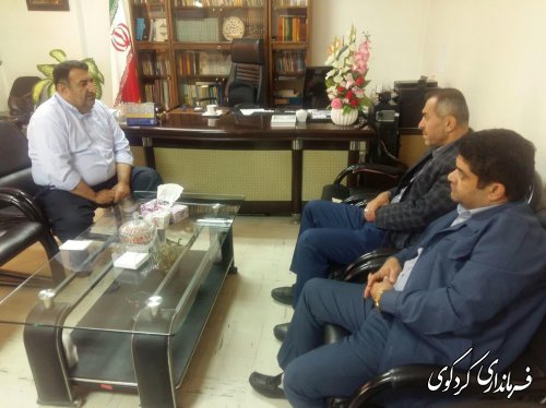 دیدار دو تن از بازرسان استانداری گلستان با فرماندار کردکوی