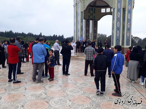 همایش پیاده روی همگانی با حضور اقشار مختلف مردم، ورزشکاران، مسئولان شهرستانی برگزارشد