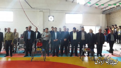 با حضور فرماندار و مسئولان شهرستان: بهره برداری از نخستین آکادمی کشتی در روستای سرکلاته کردکوی .