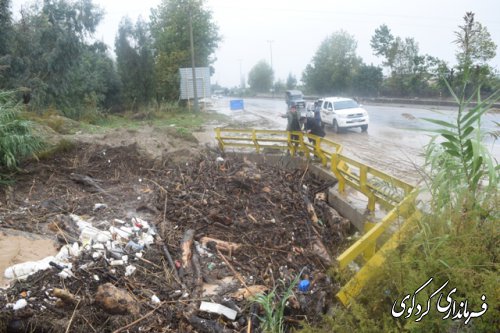 قدمنان رئیس مدیریت بحران کردکوی:  کردکوی در هجوم دوباره سیل 