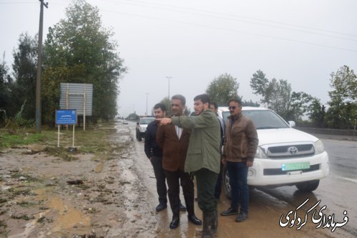 قدمنان رئیس مدیریت بحران کردکوی:  کردکوی در هجوم دوباره سیل 