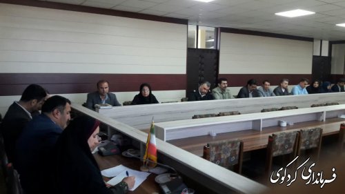 ششمین جلسه کارگروه اجتماعی و فرهنگی شهرستان برگزارشد