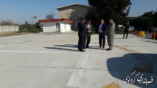 بازدید  مهندس علی متانت مدیرکل فرودگاههای استان از  پد هلی کوپتری اورژانس بیمارستان فوق تخصصی جراحی قلب گلستان.