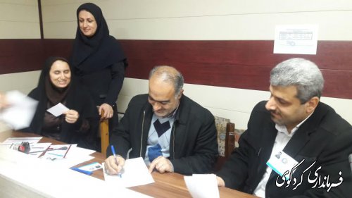 نخستین دوره انتخابات شورای توسعه و حمایت از سازمانهای مردم نهاد شهرستان کردکوی برگزارشد