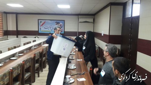 نخستین دوره انتخابات شورای توسعه و حمایت از سازمانهای مردم نهاد شهرستان کردکوی برگزارشد