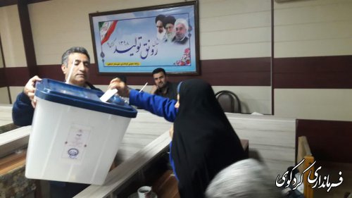 نخستین دوره انتخابات شورای توسعه و حمایت از سازمانهای مردم نهاد شهرستان کردکوی برگزارشد
