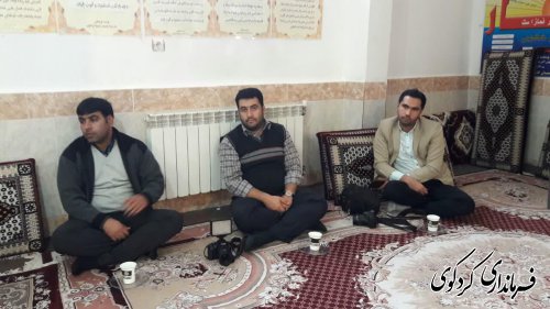 نشست امام جمعه وفرماندار   با روسای دستگاههای فرهنگی کردکوی در دفتر ستاد نماز جمعه شهرستان 