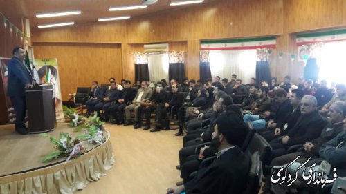 فرماندار کردکوی در هفته گرامیداشت بسیج: بسیج متعلق همه کشورست و به گروه خاصی تعلق ندارد.
