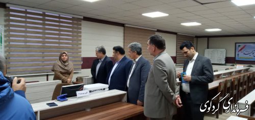 بازدید معاون سیاسی امنیتی استاندار گلستان  از مرکز حوزه انتخابیه غرب استان 