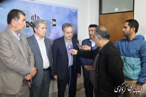 بازدید معاون سیاسی امنیتی استاندار گلستان  از مرکز حوزه انتخابیه غرب استان 