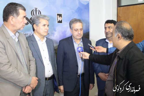 بازدید معاون سیاسی امنیتی استاندار گلستان  از مرکز حوزه انتخابیه غرب استان 