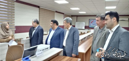 بازدید معاون سیاسی امنیتی استاندار گلستان  از مرکز حوزه انتخابیه غرب استان 