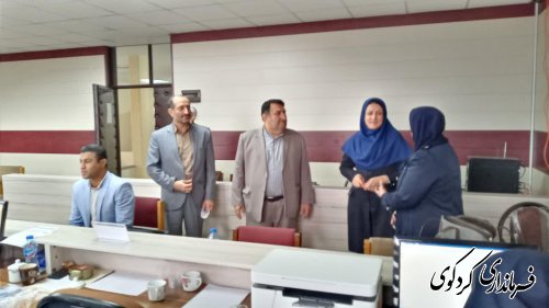 بازدید دادستان شهرستان  کردکوی از ستاد انتخابات مرکز حوزه انتخابیه غرب استان