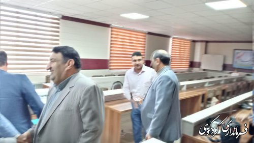 بازدید دادستان شهرستان  کردکوی از ستاد انتخابات مرکز حوزه انتخابیه غرب استان