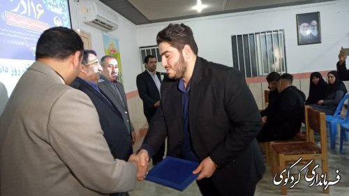قدمنان فرماندارکردکوی :دانشجویان  در سرنوشت کشور خود نقش بسزایی داارند