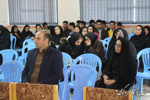 قدمنان فرماندارکردکوی :دانشجویان  در سرنوشت کشور خود نقش بسزایی داارند