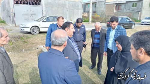 بازدید از زمین احداث خانه مهربازنشستگان  /دیدار با اعضای کانون بازنشستگان فرهنگیان کردکوی 