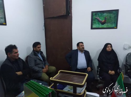 صبح امروز نشست صمیمی فرماندار با اعضای اتحادیه املاک و مستغلات شهرستان کردکوی 
