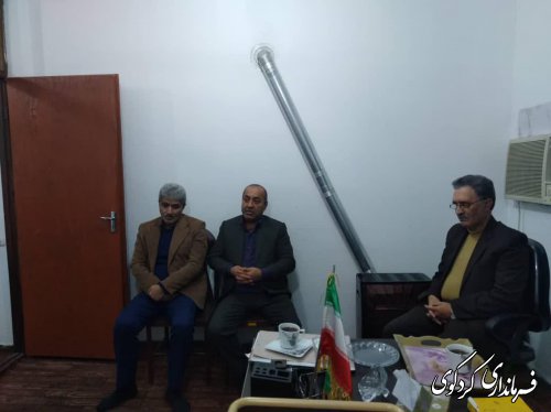 صبح امروز نشست صمیمی فرماندار با اعضای اتحادیه املاک و مستغلات شهرستان کردکوی 
