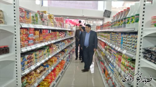 افتتاح فروشگاه مواد غذایی با حضور فرماندارکردکوی 