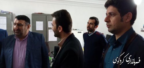 صبح امروز انجام شد: بازدید سر زده فرماندار کردکوی از اداره اوقاف شهرستان